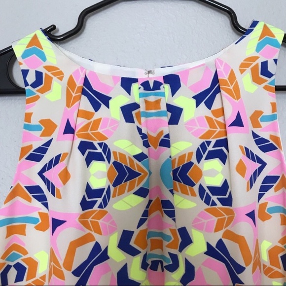 Mara Hoffman Aloha Stone Shift Dress Pleats Size 6 - Picture 3 of 7